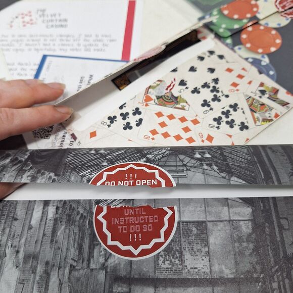 Deadbolt Mystery Society High Stakes Murder Mystery Puzzle Game Boxed Set - Picture 5 of 9